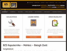Tablet Screenshot of bzskapu.hu